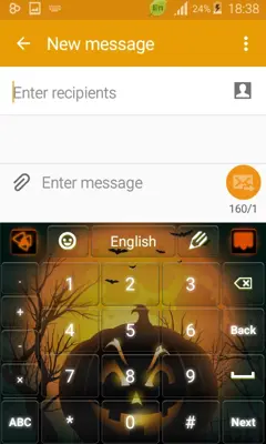 Halloween Keyboard android App screenshot 0