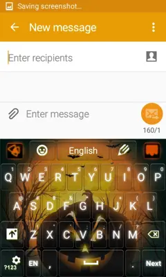 Halloween Keyboard android App screenshot 3