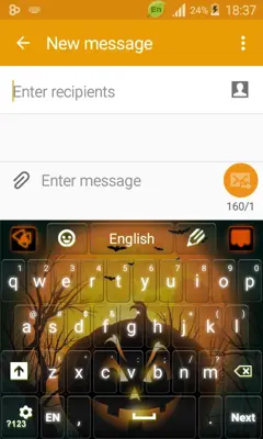 Halloween Keyboard android App screenshot 4